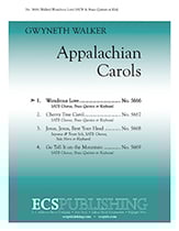 Appalacian Carols: 1. Wondrous Love SATB choral sheet music cover